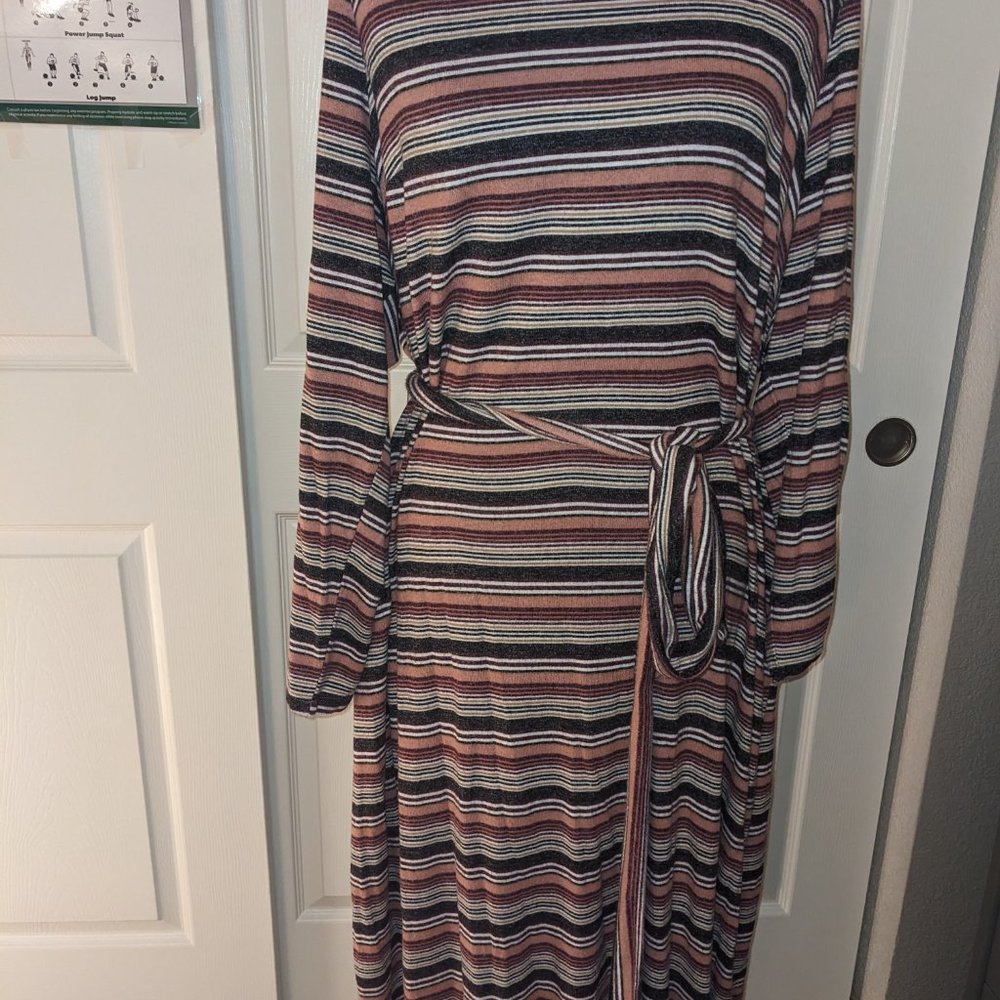 Never Worn Comfy Stripped Lane Bryant Dress 22/24
